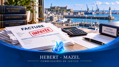 Factures impay�es � Cherbourg : recouvrement par commissaire de justice